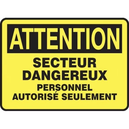 Accuform OSHA CAUTION SAFETY SIGN HAZARDOUS FRMADM636XV FRMADM636XV